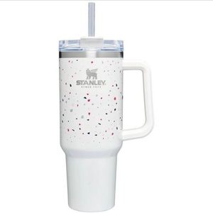 Stanley Adventure Travel Quencher Tumbler 40 oz Confetti Terrazzo Pearlescent